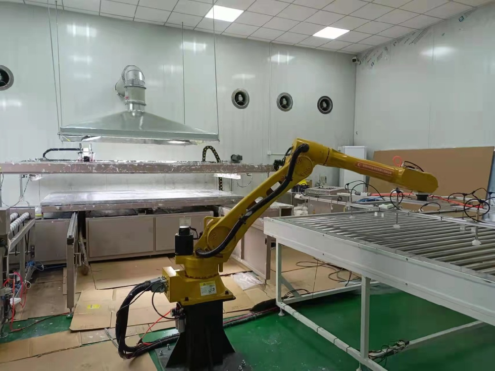 91视频污版下载安装助力镇江一家光伏企业实现全自动丝网印刷方案